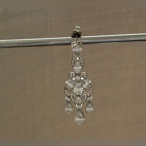 EUC Cubic Zirconia Dangle Earrings